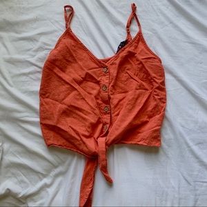 Orange Crop Tie Shirt